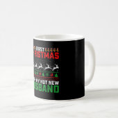 Erste Weihnachten mit meinem heißen neuen Ehemann Kaffeetasse (VorderseiteRechts)