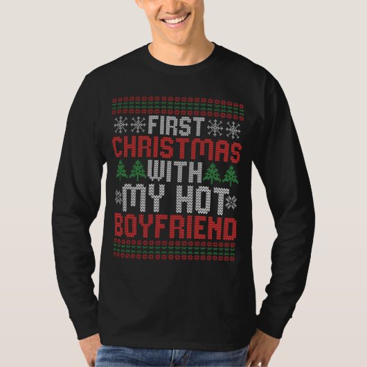 Erste Weihnachten mit meinem Hot Boy Friend Sweate T-Shirt (Vorderseite)
