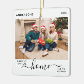 Erste Weihnachten Neue Zuhause Holidays Familie 2 Keramikornament (Links)