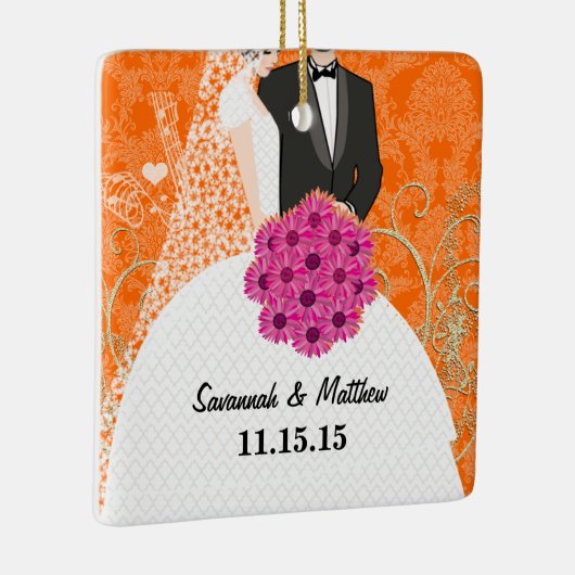 Erste Weihnachten Neuvermählte Bräuche Weihnachten Keramikornament (Rechts)