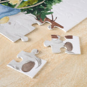 Erste Weihnachten Niedlich Santa & Helfer Personal Puzzle (Seite)