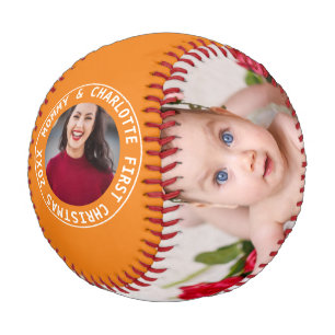 Erste Weihnachten Personalisiert eines von einem F Baseball