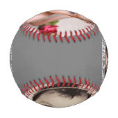 Erste Weihnachten Personalisiert eines von einem F Baseball (Rückseite)