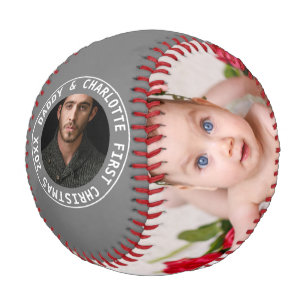 Erste Weihnachten Personalisiert eines von einem F Baseball