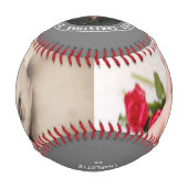 Erste Weihnachten Personalisiert eines von einem F Baseball (Vorderseite)