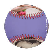 Erste Weihnachten Personalisiert eines von einem F Baseball (Rückseite)