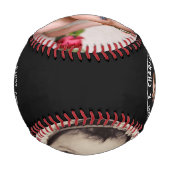 Erste Weihnachten Personalisiert eines von einem F Baseball (Rückseite)