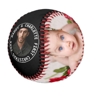 Erste Weihnachten Personalisiert eines von einem F Baseball