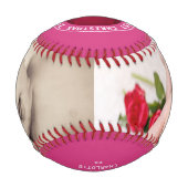 Erste Weihnachten Personalisiert eines von einem F Baseball (Vorderseite)