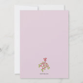 Erste Weihnachten unter dem Mistletoe Holiday Foto (Rückseite)