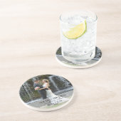 Erste Weihnachten Verheiratet als Herr & Mrs. Getränkeuntersetzer (Seite)