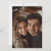 Erste Weihnachten Verheiratet und froh Minimalisti (Rückseite)