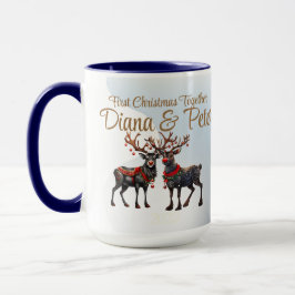 Erste Weihnachten zusammen - maßgeschneiderte Orna Tasse
