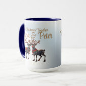 Erste Weihnachten zusammen - maßgeschneiderte Orna Tasse (Vorderseite Links)