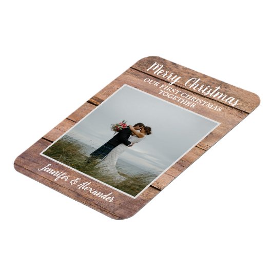 Erste Weihnachten zusammen Weihnachten Weihnachten Magnet (Linke Seite)