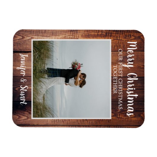 Erste Weihnachten zusammen Weihnachten Weihnachten Magnet (Horizontal)