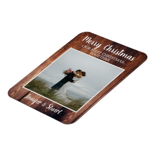 Erste Weihnachten zusammen Weihnachten Weihnachten Magnet (Linke Seite)