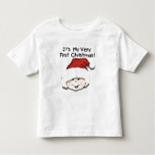 Erste Weihnachts-Asiatische Baby-Shirts und Gesche Kleinkind T-shirt (Vorderseite)