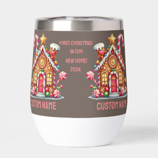 Erste Weihnachts neue Zuhause Zitat brnWater Flasc