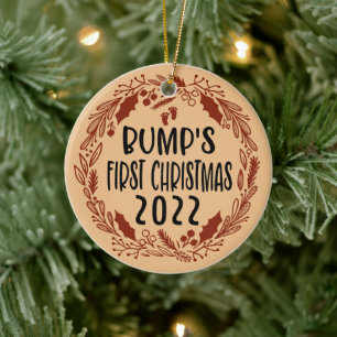 Erste Weihnachtsblase   Pauschalprämie Keramik Ornament