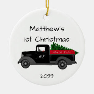 Erste Weihnachtsfahrt Nordpol Ornament