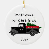 Erste Weihnachtsfahrt Nordpol Ornament (Hinten)