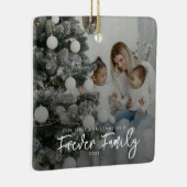 Erste Weihnachtsfeier Adoptiert Keramik Ornament (Rechts)