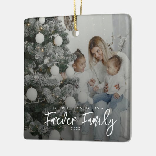 Erste Weihnachtsfeier Adoptiert Keramik Ornament (Links)