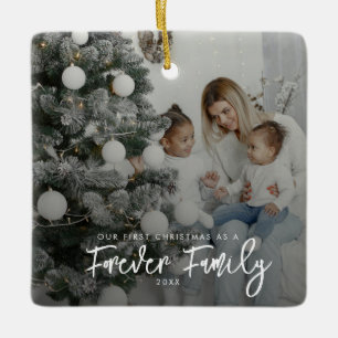 Erste Weihnachtsfeier Adoptiert Keramik Ornament