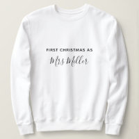 Erste Weihnachtsfeier als Personalisierter Nachnam