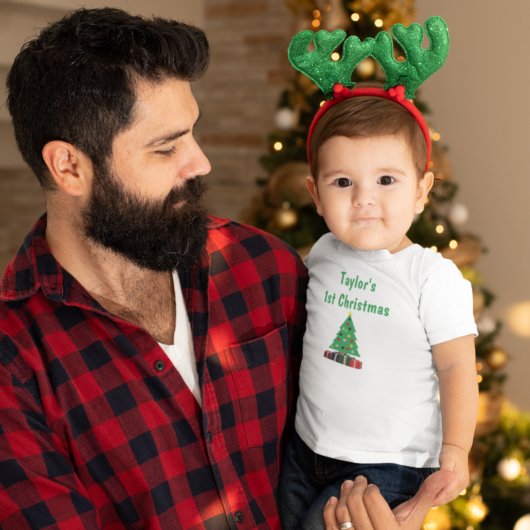 Erste Weihnachtsfeier Baby T-shirt