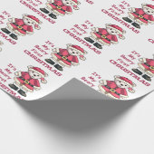 Erste Weihnachtsfeier Geschenkpapier (Ecke)