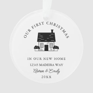 Erste Weihnachtsfeier Neuer Zuhause Acrylic Orname Ornament