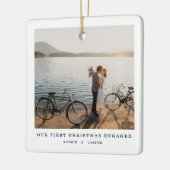 "Erste Weihnachtsfeier Verlobte Ornamente | Minima (Links)