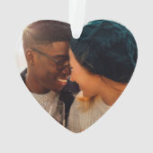 Erste Weihnachtsfeier Verlobtes Holly-Gold-Script- Ornament (Rückseite)