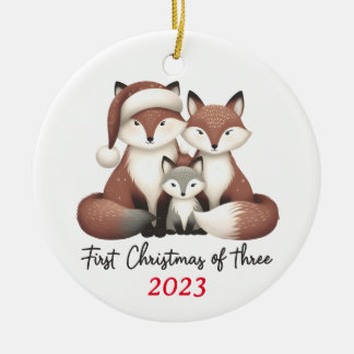 Erste Weihnachtsfeier zum Dreissiger Ornament