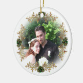 Erste Weihnachtsfeier zusammen mit Ornament (Links)