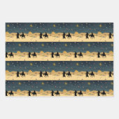 Erste Weihnachtsgeschichte 3D Geschenkpapier Set (Vorderseite 2)