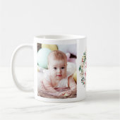 Erste Weihnachtsgroßeltern Blumenkraut-Foto Kaffeetasse (Links)