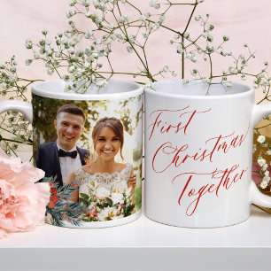 Erste Weihnachtsjunge Hochzeitssymbole - Fotos Kaffeetasse
