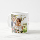 Erste Weihnachtsjunge Hochzeitssymbole - Fotos Kaffeetasse (Vorderseite Links)