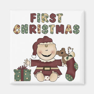 Erste Weihnachtsjunge Tshirts und Geschenke Magnet