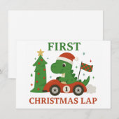 Erste Weihnachtskarte Mitteilungskarte (Vorne/Hinten)