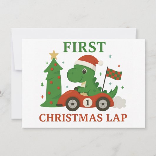 Erste Weihnachtskarte Mitteilungskarte (Vorderseite)