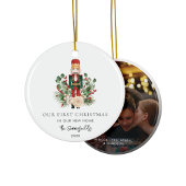 Erste Weihnachtskrippe für neue Zuhause Nutcracker Keramik Ornament