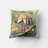 Erste Weihnachtskuchen Weihnachten Neuvermähltes O Kissen (Rückseite)