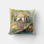 Erste Weihnachtskuchen Weihnachten Neuvermähltes O Kissen (Vorderseite)