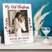 Erste Weihnachtsmama und Foto Fotoplatte (Seite)