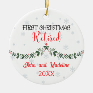 Erste Weihnachtsmühe Personalisiert Keramik Ornament