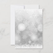 Erste Weihnachtsnacht Verheiratet Verlobt| FOTO Einladung (Rückseite)